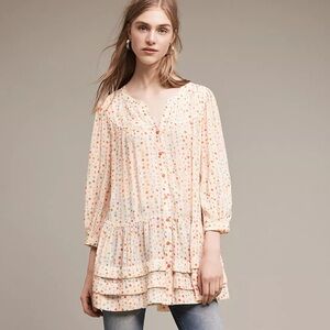 Maeve Floral Cream Tunic Top